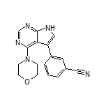 3-(4-Morpholino-7H-pyrrolo[2,3-d]pyrimidin-5-yl)benzonitrile
