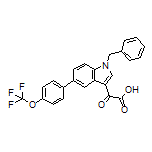 2-[1-Benzyl-5-[4-(trifluoromethoxy)phenyl]-3-indolyl]-2-oxoacetic Acid
