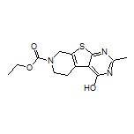 Ethyl 4-Hydroxy-2-methyl-5,6-dihydropyrido[4’,3’:4,5]thieno[2,3-d]pyrimidine-7(8H)-carboxylate