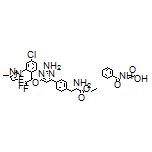 Ethyl (S)-2-Amino-3-[4-[2-amino-6-[(R)-1-[4-chloro-2-(3-methyl-1-pyrazolyl)phenyl]-2,2,2-trifluoroethoxy]-4-pyrimidinyl]phenyl]propanoate 2-Benzamidoacetate