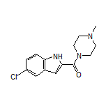 (5-Chloro-2-indolyl)(4-methyl-1-piperazinyl)methanone