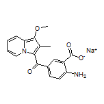 Sodium 2-Amino-5-(1-methoxy-2-methylindolizine-3-carbonyl)benzoate