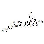 N-[2-Fluoro-4-[[2-[4-(4-methyl-1-piperazinyl)piperidine-1-carboxamido]-4-pyridyl]oxy]phenyl]-N-(4-fluorophenyl)cyclopropane-1,1-dicarboxamide