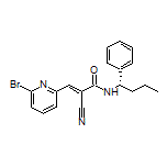 (S,E)-3-(6-Bromo-2-pyridyl)-2-cyano-N-(1-phenylbutyl)acrylamide