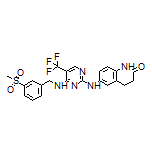 6-[[4-[[3-(Methylsulfonyl)benzyl]amino]-5-(trifluoromethyl)-2-pyrimidinyl]amino]-3,4-dihydroquinolin-2(1H)-one