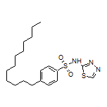 4-Dodecyl-N-(1,3,4-thiadiazol-2-yl)benzenesulfonamide