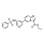 Ethyl 6-[5-(Phenylsulfonamido)-3-pyridyl]imidazo[1,2-a]pyridine-3-carboxylate