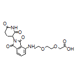 2-[2-[2-[[2-(2,6-Dioxo-3-piperidyl)-1,3-dioxo-4-isoindolinyl]amino]ethoxy]ethoxy]acetic Acid