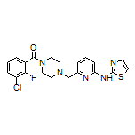 (3-Chloro-2-fluorophenyl)[4-[[6-(thiazol-2-ylamino)-2-pyridyl]methyl]-1-piperazinyl]methanone