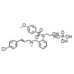 (E)-N-[2-[[[3-(4-Chlorophenyl)allyl](methyl)amino]methyl]phenyl]-N-(2-hydroxyethyl)-4-methoxybenzenesulfonamide Phosphate
