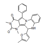 7,9-Dimethyl-6-(5-methyl-2-furyl)-11-phenyl-5,6-dihydropyrimido[4’,5’:3,4]pyrrolo[1,2-a]quinoxaline-8,10(7H,9H)-dione