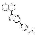 4-[6-(4-Isopropoxyphenyl)pyrazolo[1,5-a]pyrimidin-3-yl]quinoline