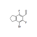 7-Bromo-4,6-difluoroindane-5-carbaldehyde