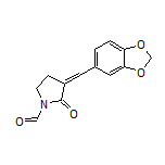 3-(Benzo[d][1,3]dioxol-5-ylmethylene)-2-oxopyrrolidine-1-carbaldehyde
