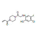 1-[4-[2-[(4-Chloro-2-hydroxy-5-iodophenyl)amino]acetyl]-1-piperazinyl]-2-propen-1-one