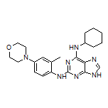 N6-Cyclohexyl-N2-(2-methyl-4-morpholinophenyl)-9H-purine-2,6-diamine