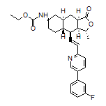 Ethyl [(1R,3aR,4aR,6R,8aR,9S,9aS)-9-[(E)-2-[5-(3-Fluorophenyl)-2-pyridyl]vinyl]-1-methyl-3-oxododecahydronaphtho[2,3-c]furan-6-yl]carbamate