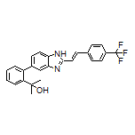 (E)-2-[2-[2-[4-(Trifluoromethyl)styryl]-5-benzimidazolyl]phenyl]-2-propanol