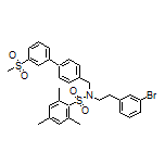 N-(3-Bromophenethyl)-2,4,6-trimethyl-N-[[3’-(methylsulfonyl)-4-biphenylyl]methyl]benzenesulfonamide