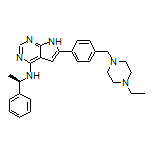 (R)-6-[4-[(4-Ethyl-1-piperazinyl)methyl]phenyl]-N-(1-phenylethyl)-7H-pyrrolo[2,3-d]pyrimidin-4-amine