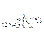 4-[4-(Benzyloxy)-3-methylbenzoyl]-3-hydroxy-1-(3-morpholinopropyl)-5-(4-pyridyl)pyrrol-2(5H)-one