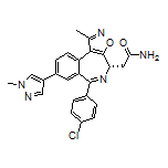 2-[(4S)-6-(4-Chlorophenyl)-1-methyl-8-(1-methyl-4-pyrazolyl)-4H-benzo[c]isoxazolo[4,5-e]azepin-4-yl]acetamide