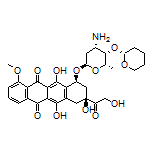 (8S,10S)-10-[[(2R,4S,5S,6S)-4-Amino-6-methyl-5-[[(R)-tetrahydro-2H-pyran-2-yl]oxy]tetrahydro-2H-pyran-2-yl]oxy]-6,8,11-trihydroxy-8-(2-hydroxyacetyl)-1-methoxy-7,8,9,10-tetrahydrotetracene-5,12-dione