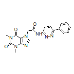 2-(1,3-Dimethyl-2,6-dioxo-2,3-dihydro-1H-purin-7(6H)-yl)-N-(6-phenylpyridazin-3-yl)acetamide