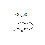 2-Chloro-6,7-dihydro-5H-cyclopenta[b]pyridine-4-carboxylic Acid