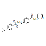 4-[[4-(tert-Butyl)phenylsulfonamido]methyl]-N-(3-pyridyl)benzamide