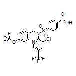 4-[N-[3-Chloro-5-(trifluoromethyl)-2-pyridyl]-N-[4-(trifluoromethoxy)benzyl]sulfamoyl]benzoic Acid