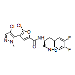 N-[(S)-1-Amino-3-(3,4-difluorophenyl)-2-propyl]-5-chloro-4-(4-chloro-1-methyl-5-pyrazolyl)furan-2-carboxamide
