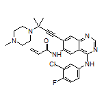 N-[4-[(3-Chloro-4-fluorophenyl)amino]-7-[3-methyl-3-(4-methyl-1-piperazinyl)-1-butyn-1-yl]-6-quinazolinyl]acrylamide