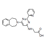 3-[[6-(4,5-Dihydro-1H-benzo[d]azepin-3(2H)-yl)-2-(2-pyridyl)-4-pyrimidinyl]amino]propanoic Acid