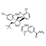 (2’S,3R,4’S,5’R)-N-(4-Carbamoyl-2-methoxyphenyl)-6-chloro-4’-(3-chloro-2-fluorophenyl)-2’-neopentyl-2-oxospiro[indoline-3,3’-pyrrolidine]-5’-carboxamide