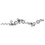 (S)-4-(3-Hexylureido)-N-[4-[2-[[2-hydroxy-3-(4-hydroxyphenoxy)propyl]amino]ethyl]phenyl]benzenesulfonamide