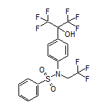 N-[4-(1,1,1,3,3,3-Hexafluoro-2-hydroxy-2-propyl)phenyl]-N-(2,2,2-trifluoroethyl)benzenesulfonamide