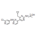 1-[[2-[(2-Chloro-4-pyridyl)amino]-4’-(cyclopropylmethyl)-[4,5’-bipyrimidin]-2’-yl]amino]-2-methyl-2-propanol