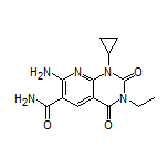 7-Amino-1-cyclopropyl-3-ethyl-2,4-dioxo-1,2,3,4-tetrahydropyrido[2,3-d]pyrimidine-6-carboxamide