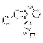 2-Amino-3-[3-[4-(1-aminocyclobutyl)phenyl]-5-phenyl-3H-imidazo[4,5-b]pyridin-2-yl]pyridine