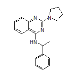 N-(1-Phenylethyl)-2-(1-pyrrolidinyl)quinazolin-4-amine