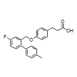 3-[4-[(4-Fluoro-4’-methyl-2-biphenylyl)methoxy]phenyl]propanoic Acid