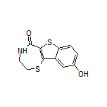 9-Hydroxy-3,4-dihydrobenzo[4,5]thieno[2,3-f][1,4]thiazepin-5(2H)-one