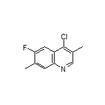 4-Chloro-6-fluoro-3,7-dimethylquinoline