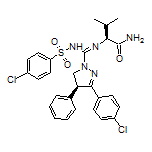(S)-2-[[[(S)-3-(4-Chlorophenyl)-4-phenyl-4,5-dihydro-1-pyrazolyl](4-chlorophenylsulfonamido)methylene]amino]-3-methylbutanamide