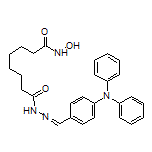 8-[2-[4-(Diphenylamino)benzylidene]hydrazino]-N-hydroxy-8-oxooctanamide