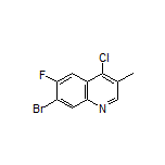 7-Bromo-4-chloro-6-fluoro-3-methylquinoline