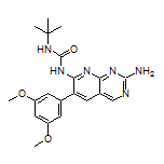 1-[2-Amino-6-(3,5-dimethoxyphenyl)pyrido[2,3-d]pyrimidin-7-yl]-3-(tert-butyl)urea