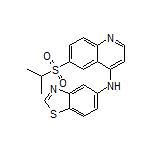 N-[6-(Isopropylsulfonyl)-4-quinolyl]benzothiazol-5-amine