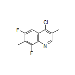 4-Chloro-6,8-difluoro-3,7-dimethylquinoline